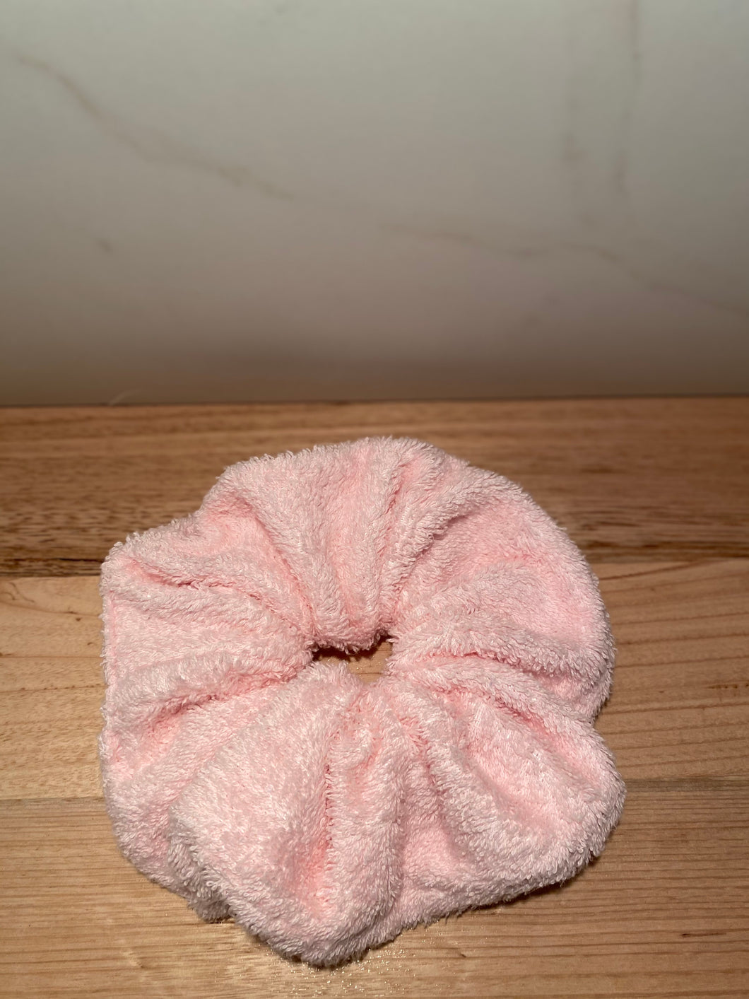 XXL Pink Towel Scrunchies