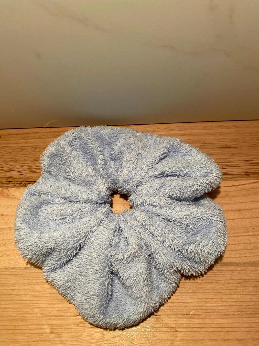 XXL Blue Towel Scrunchies